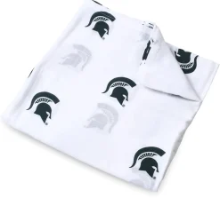 Three Little Anchors College Swaddle Blanket - Michigan State Spartans