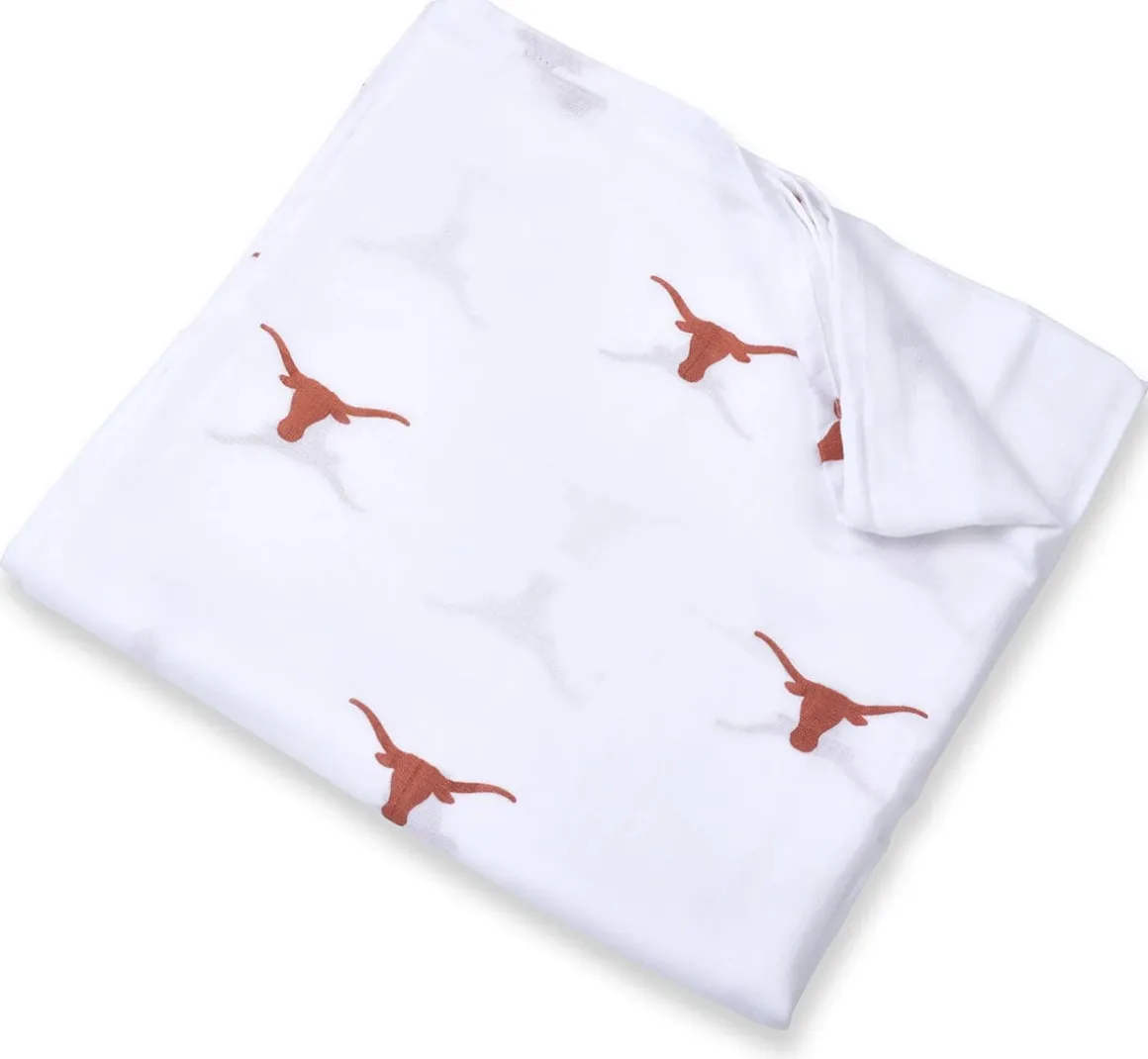 Three Little Anchors College Swaddle Blanket - Texas Longhorns