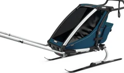Thule Chariot Cross 1 Multisport Trailer + Stroller - Majolica Blue