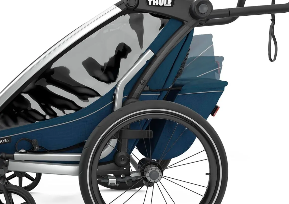 Thule Chariot Cross 1 Multisport Trailer + Stroller - Majolica Blue