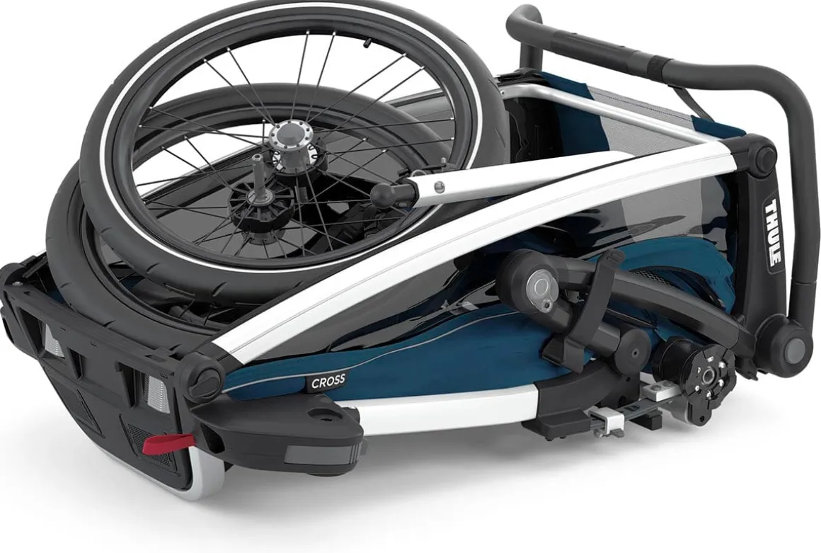 Thule Chariot Cross 1 Multisport Trailer + Stroller - Majolica Blue