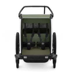 Thule Chariot Lite Double Multisport Trailer + Stroller - Vintage Green