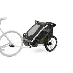 Thule Chariot Lite Double Multisport Trailer + Stroller - Vintage Green