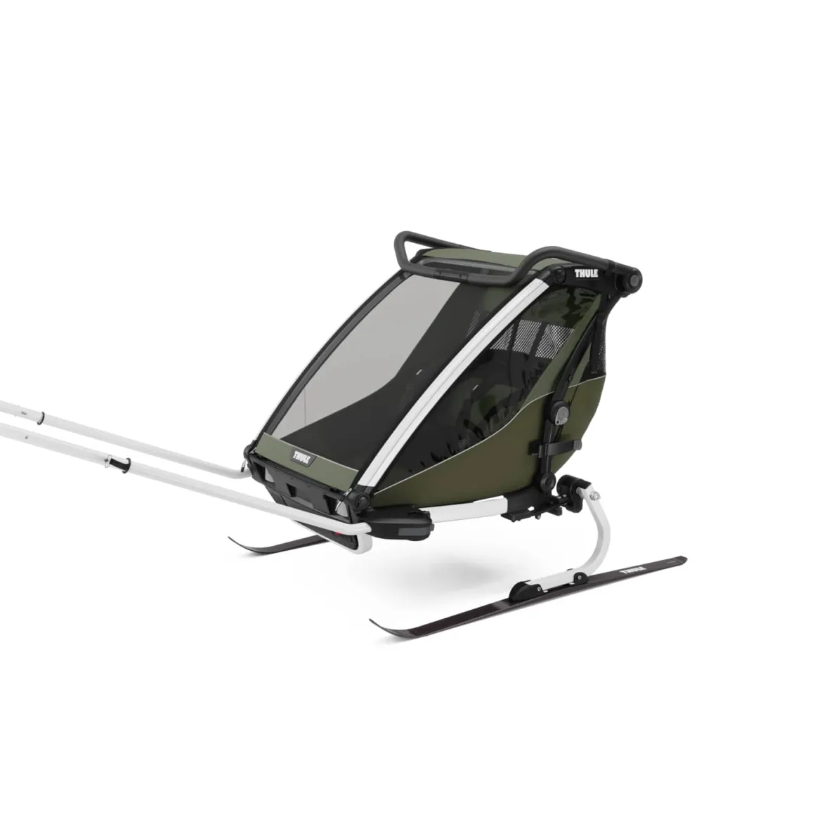 Thule Chariot Lite Double Multisport Trailer + Stroller - Vintage Green