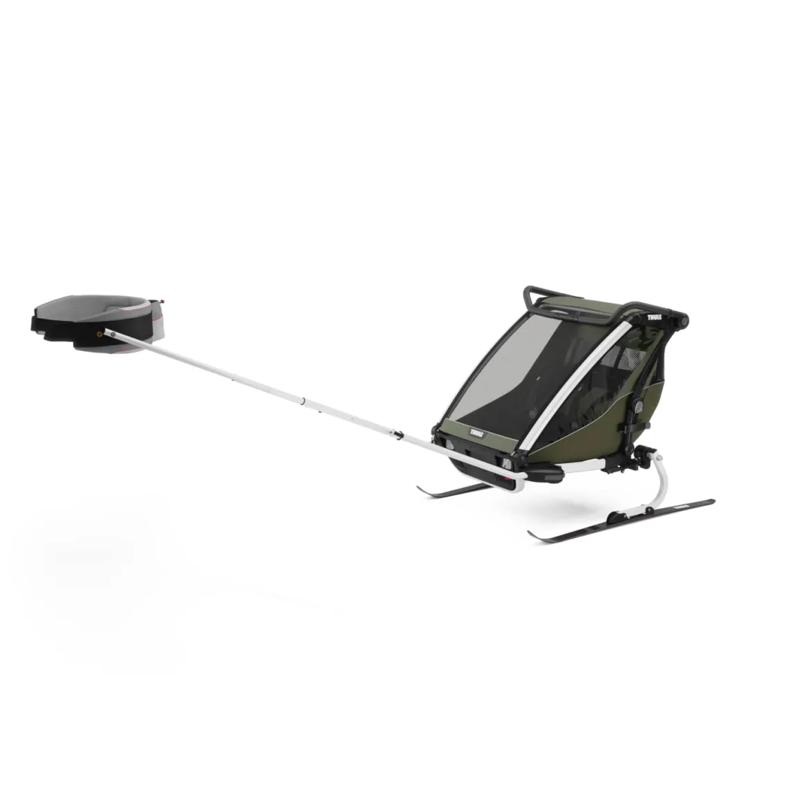 Thule Chariot Lite Double Multisport Trailer + Stroller - Vintage Green