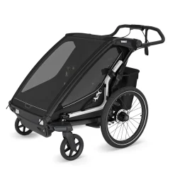 Thule Chariot Sport 2 Double Multisport Bike Trailer + Stroller - Black