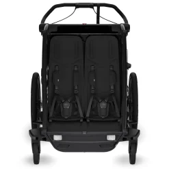 Thule Chariot Sport 2 Double Multisport Bike Trailer + Stroller - Black