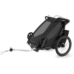Thule Chariot Sport 2 Single Multisport Bike Trailer + Stroller - Black