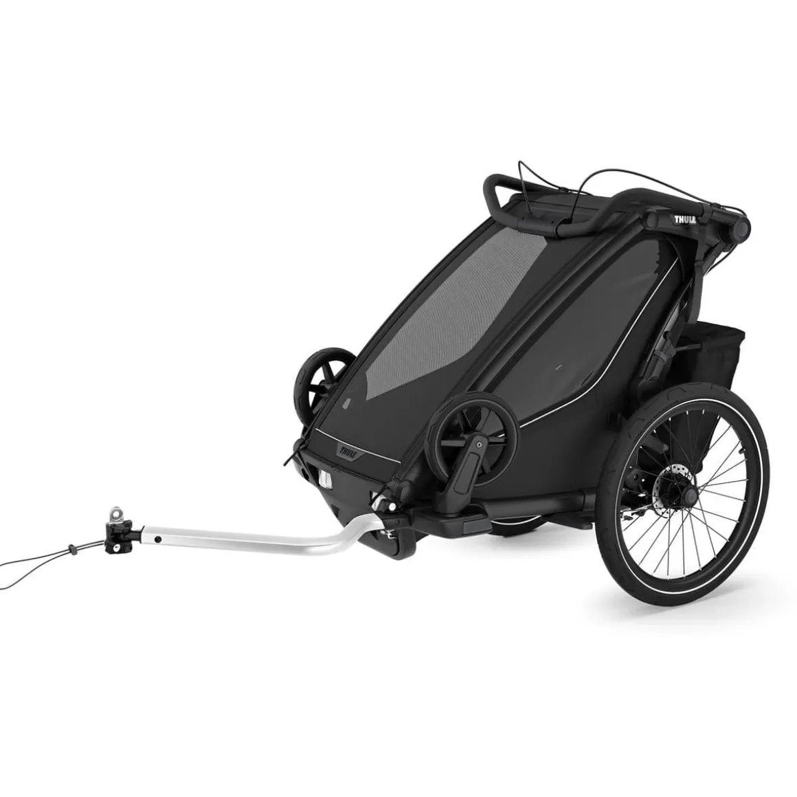Thule Chariot Sport 2 Single Multisport Bike Trailer + Stroller - Black