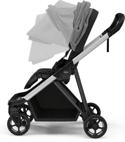 Thule Shine Stroller + Bassinet Bundle - Grey Melange / Black