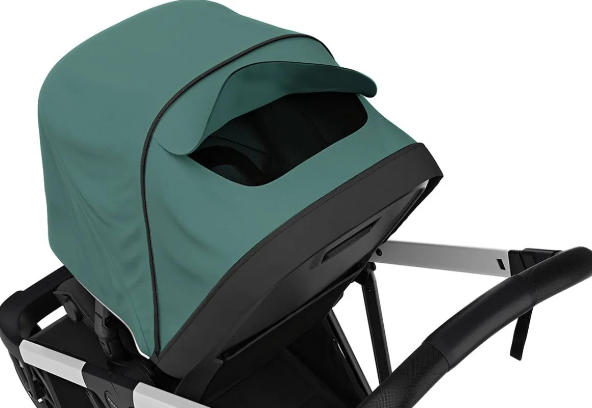 Thule Shine Stroller + Bassinet Bundle - Mallard Green / Black