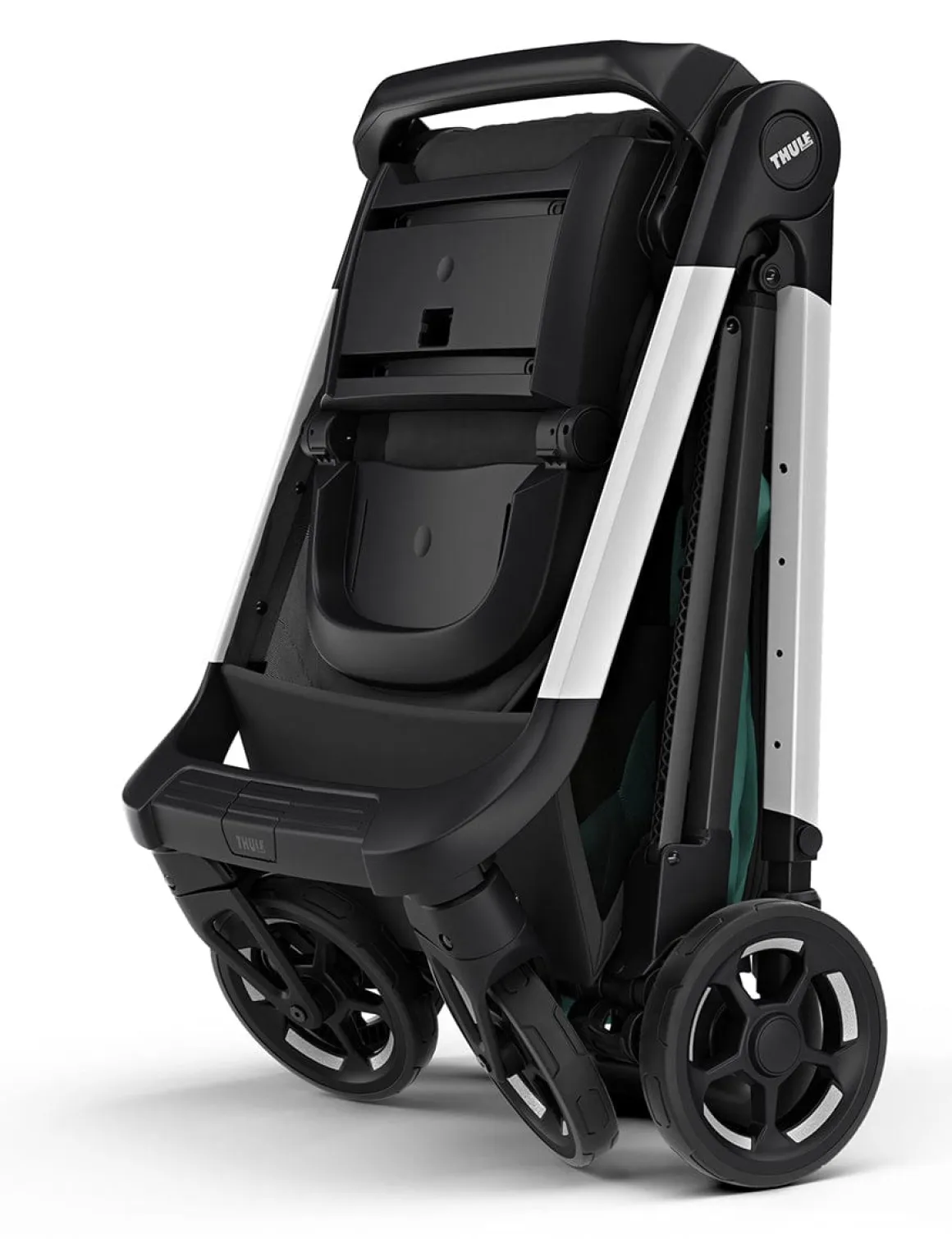 Thule Shine Stroller + Bassinet Bundle - Mallard Green / Black