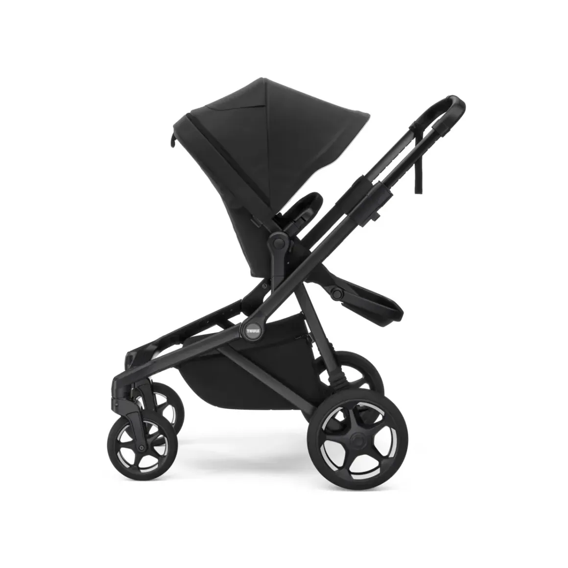 Thule Sleek 2 Double Stroller + Bassinet Bundle - Black