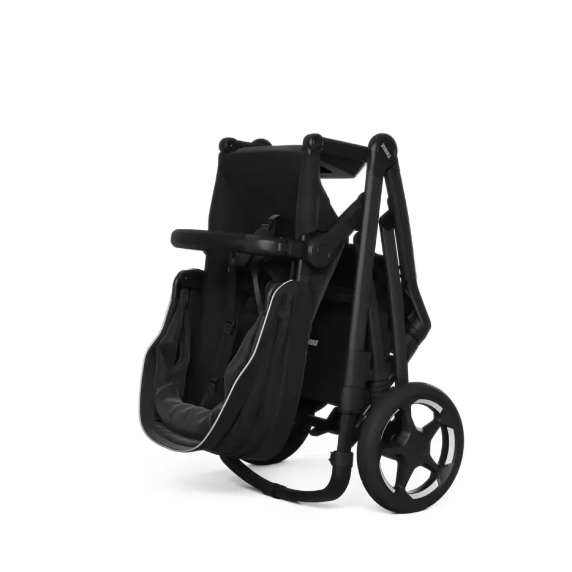 Thule Sleek 2 Double Stroller + Bassinet Bundle - Black