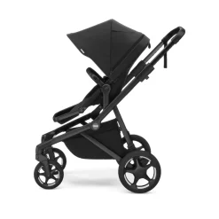 Thule Sleek 2 Single-to-Double Stroller + Bassinet Bundle - Black