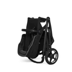 Thule Sleek 2 Single-to-Double Stroller + Bassinet Bundle - Black