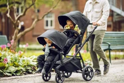 Thule Sleek 2 Single-to-Double Stroller - Tinted Taupe