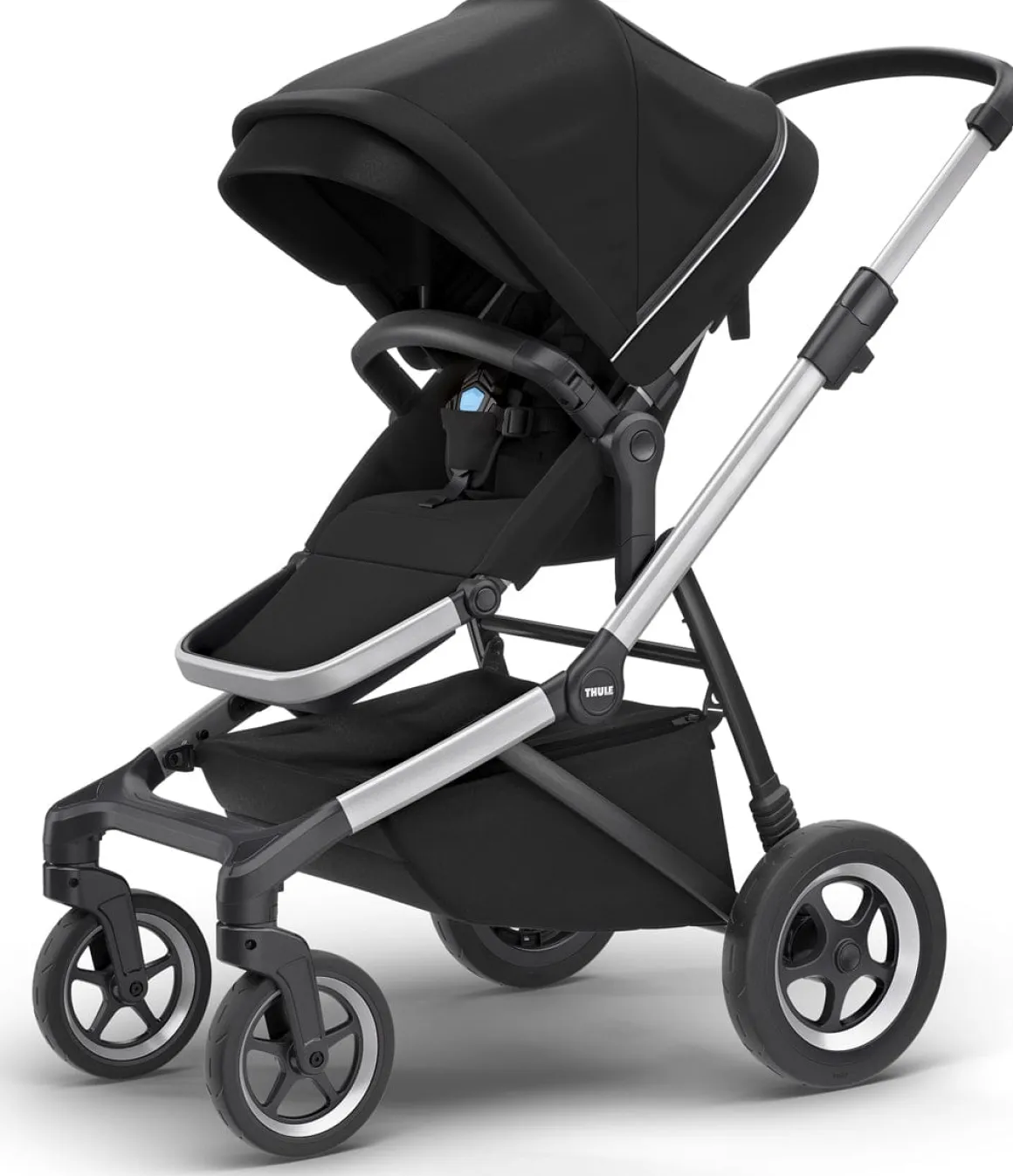 Thule Sleek Single-to-Double Stroller - Midnight Black