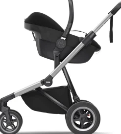 Thule Sleek Single-to-Double Stroller - Midnight Black