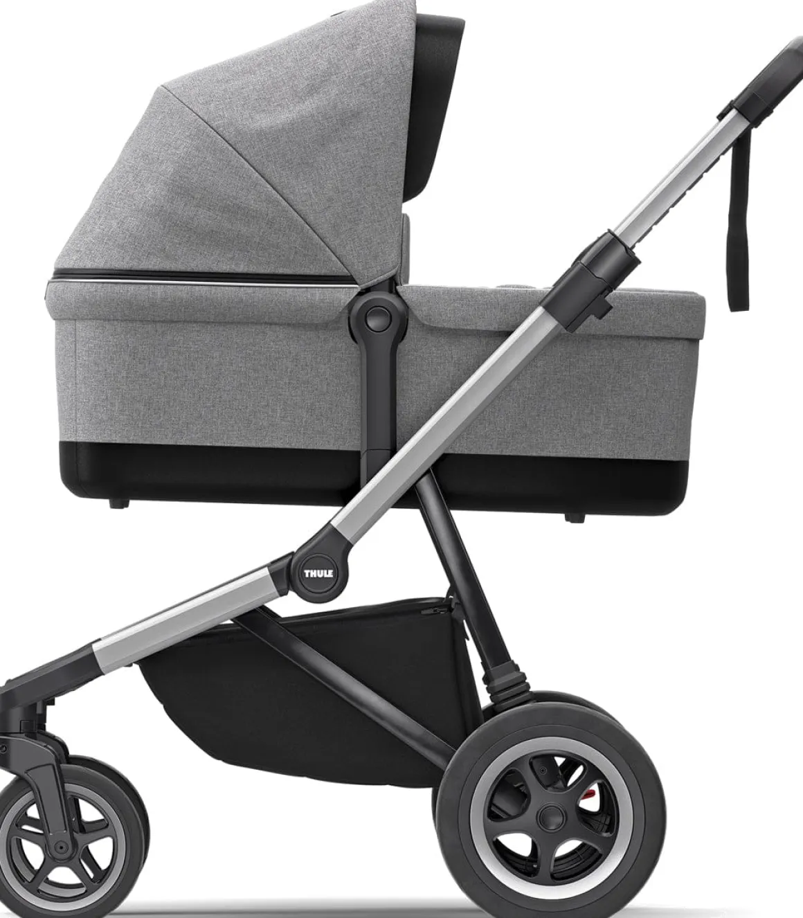 Thule Sleek Single-to-Double Stroller - Midnight Black