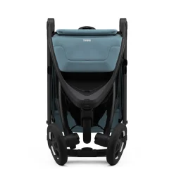Thule Spring 2 Compact All-Terrain Stroller + Bassinet Bundle - Mid Blue