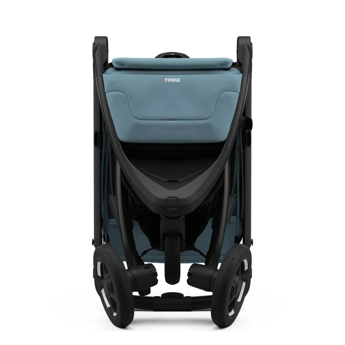 Thule Spring 2 Compact All-Terrain Stroller + Bassinet Bundle - Mid Blue