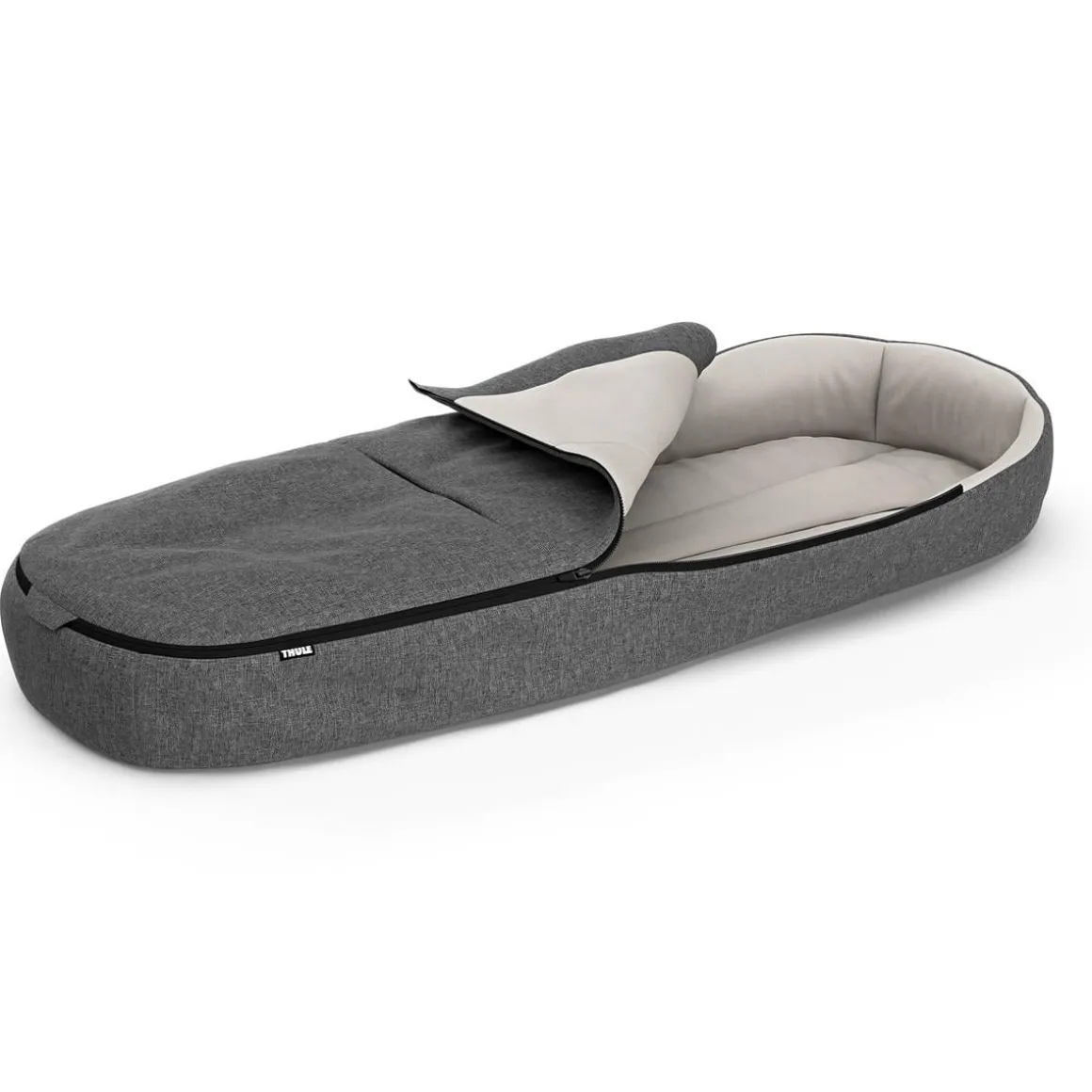 Thule Stroller Footmuff - Grey Melange / Black