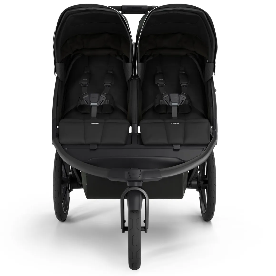 Thule Urban Glide 3 Double Jogging Stroller with Magnetic Buckle - Black