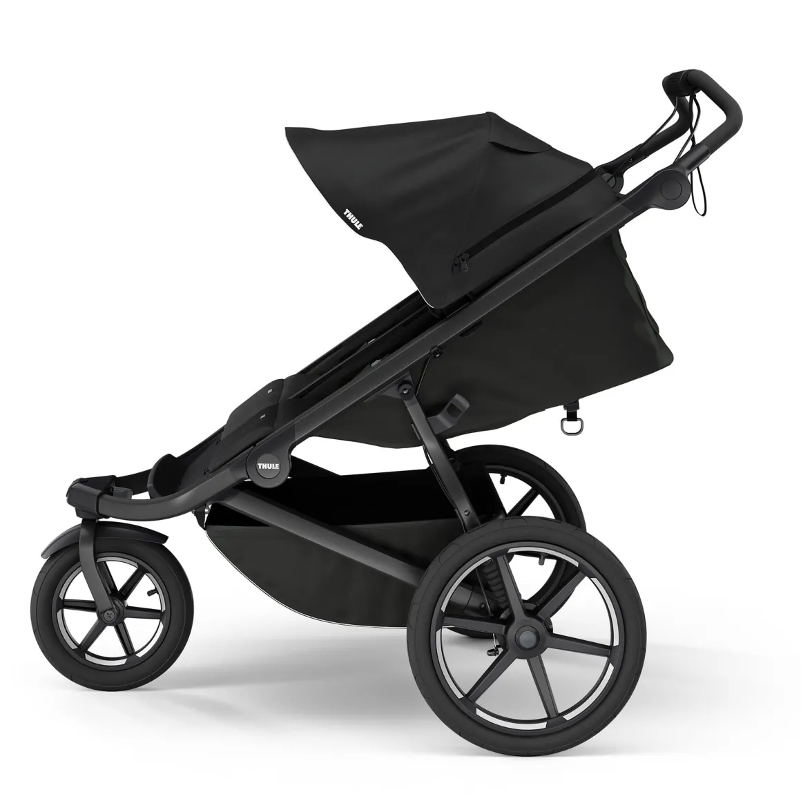 Thule Urban Glide 3 Double Jogging Stroller with Magnetic Buckle - Black