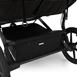 Thule Urban Glide 3 Double Jogging Stroller with Magnetic Buckle - Black
