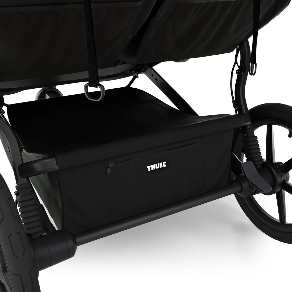 Thule Urban Glide 3 Double Jogging Stroller with Magnetic Buckle - Black