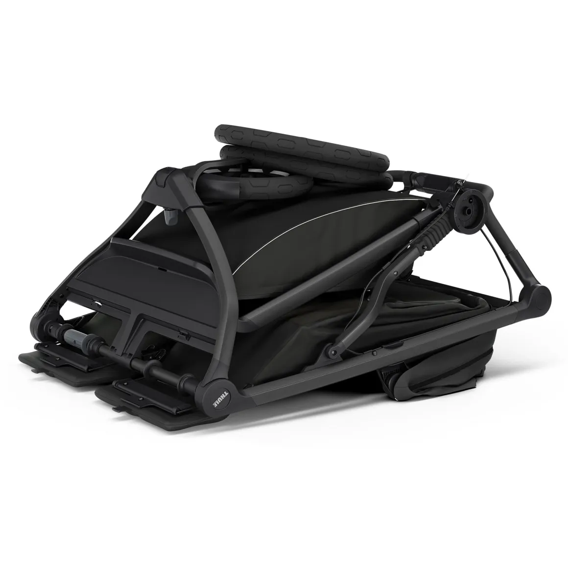 Thule Urban Glide 3 Double Jogging Stroller with Magnetic Buckle - Black