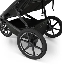 Thule Urban Glide 3 Double Jogging Stroller with NON-Magnetic Buckle - Black
