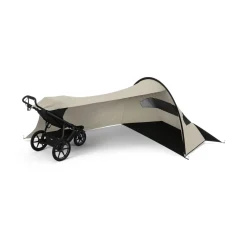 Thule Urban Glide 3 Single Jogging Stroller + Sun & Wind Tarp Bundle - Mist Green