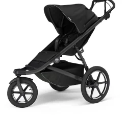 Thule Urban Glide 3 Single Jogging Stroller with NON-Magnetic Buckle - Black