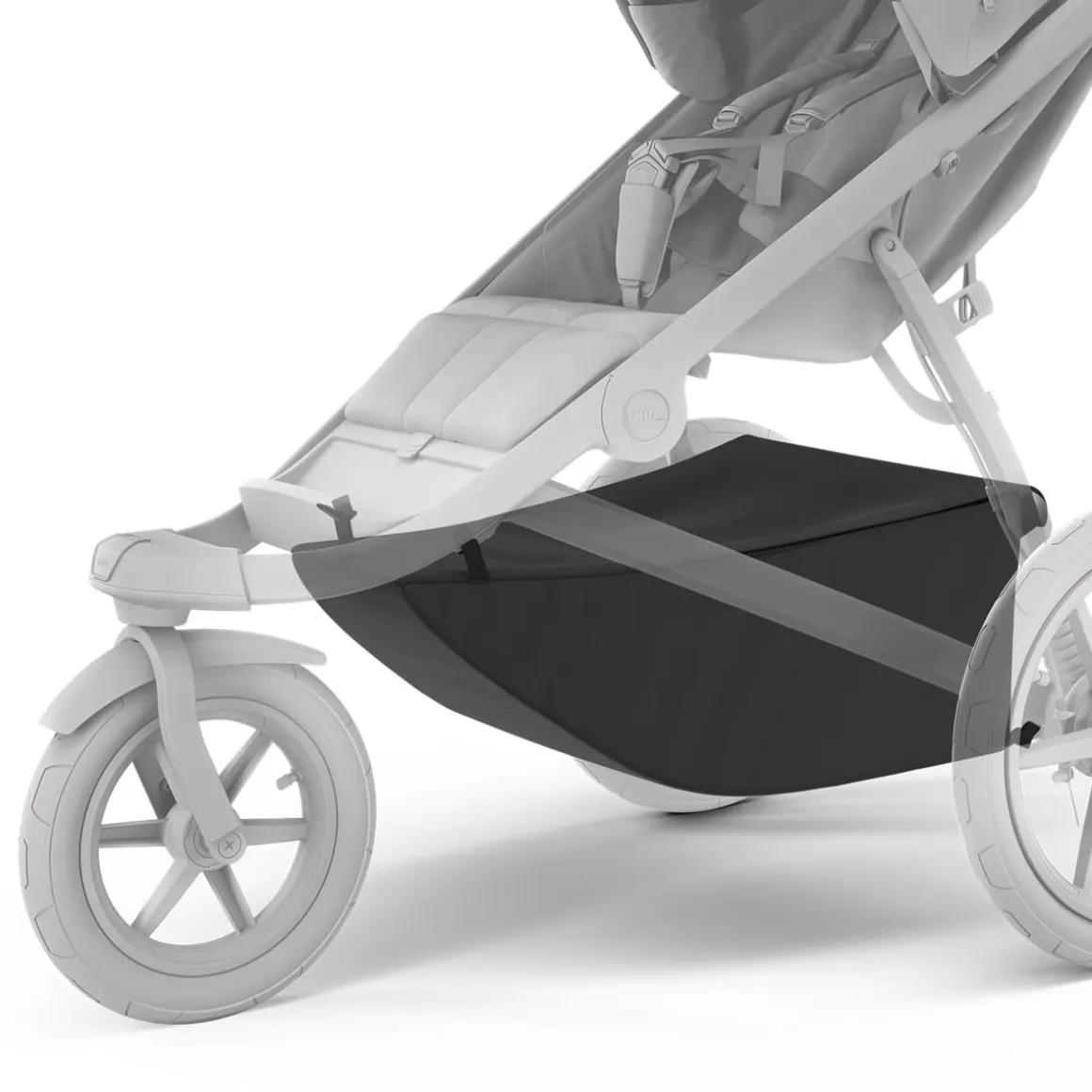 Thule Urban Glide Single Stroller Extended Cargo Basket - Black