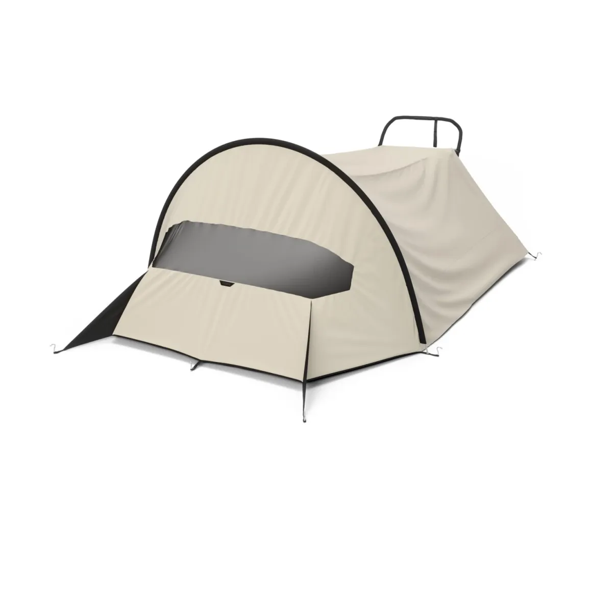 Thule Urban Glide 4-Wheel All-Terrain Stroller with NON-Magnetic Buckle + Sun & Wind Tarp Bundle - Soft Beige