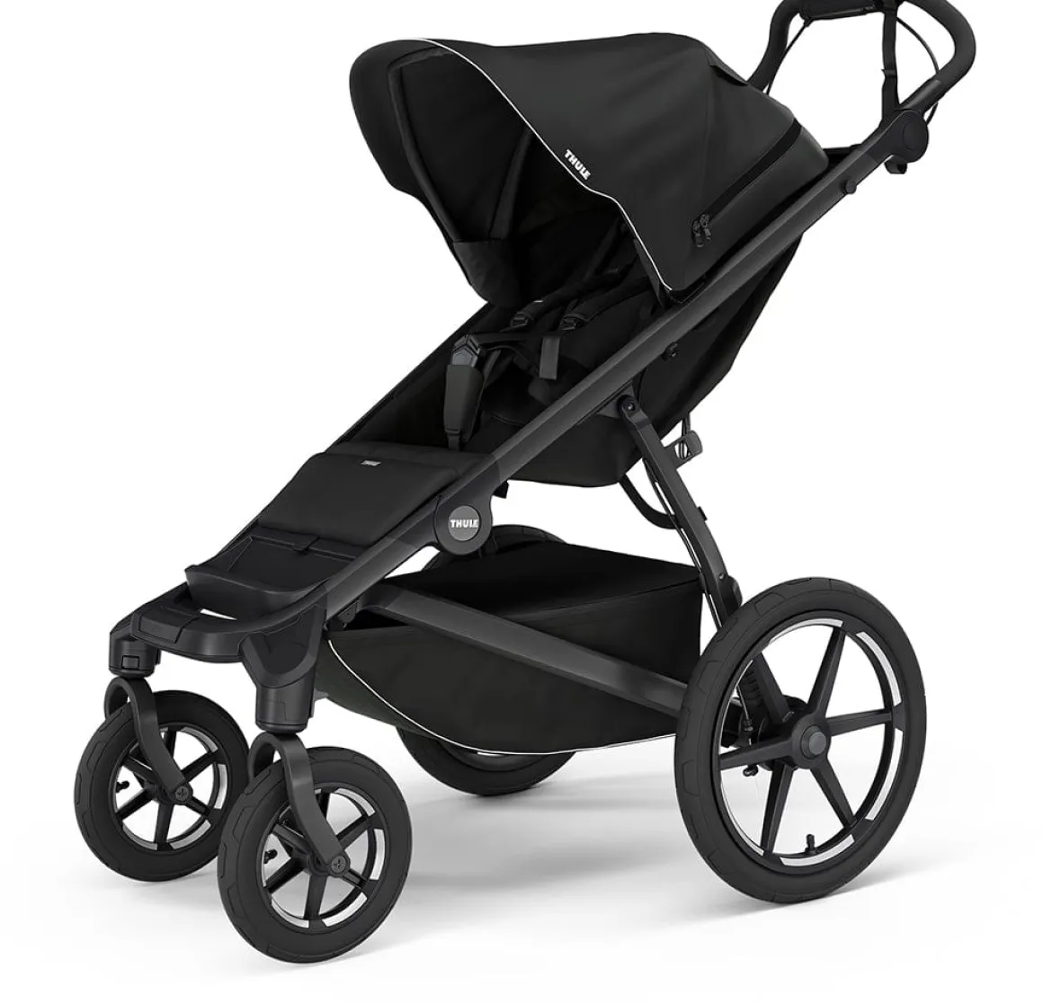 Thule Urban Glide 4-Wheel All-Terrain Stroller with NON-Magnetic Buckle - Black