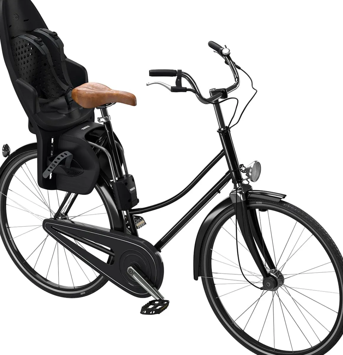 Thule Yepp Maxi 2 Frame Mounted Child Bike Seat - Midnight Black