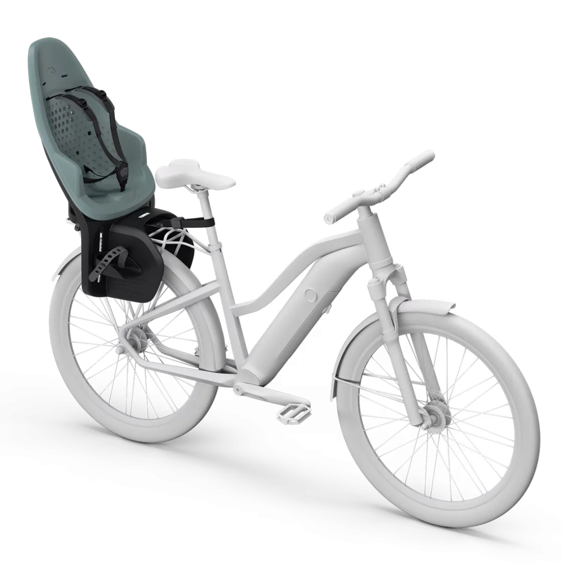 Thule Yepp Maxi 2 Rack Mounted Child Bike Seat - Mid Blue