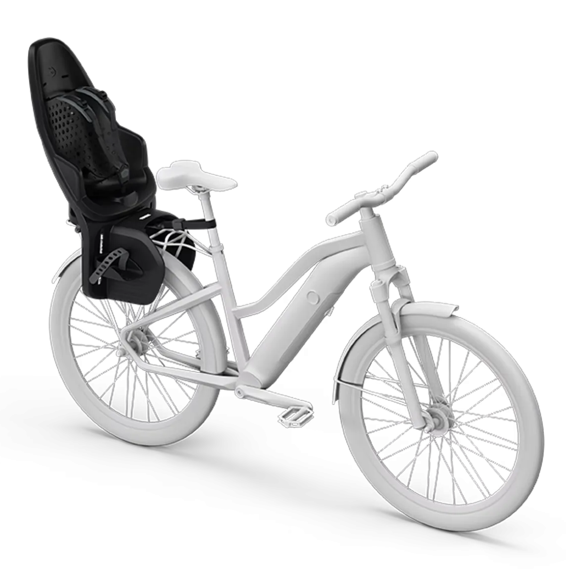 Thule Yepp Maxi 2 Rack Mounted Child Bike Seat - Midnight Black