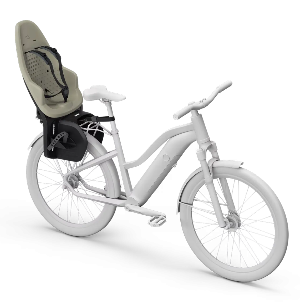 Thule Yepp Maxi 2 Rack Mounted Child Bike Seat - Soft Sand