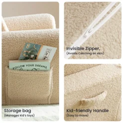 Tiny Land® Afternoon Couch —— Cream Kids Chair