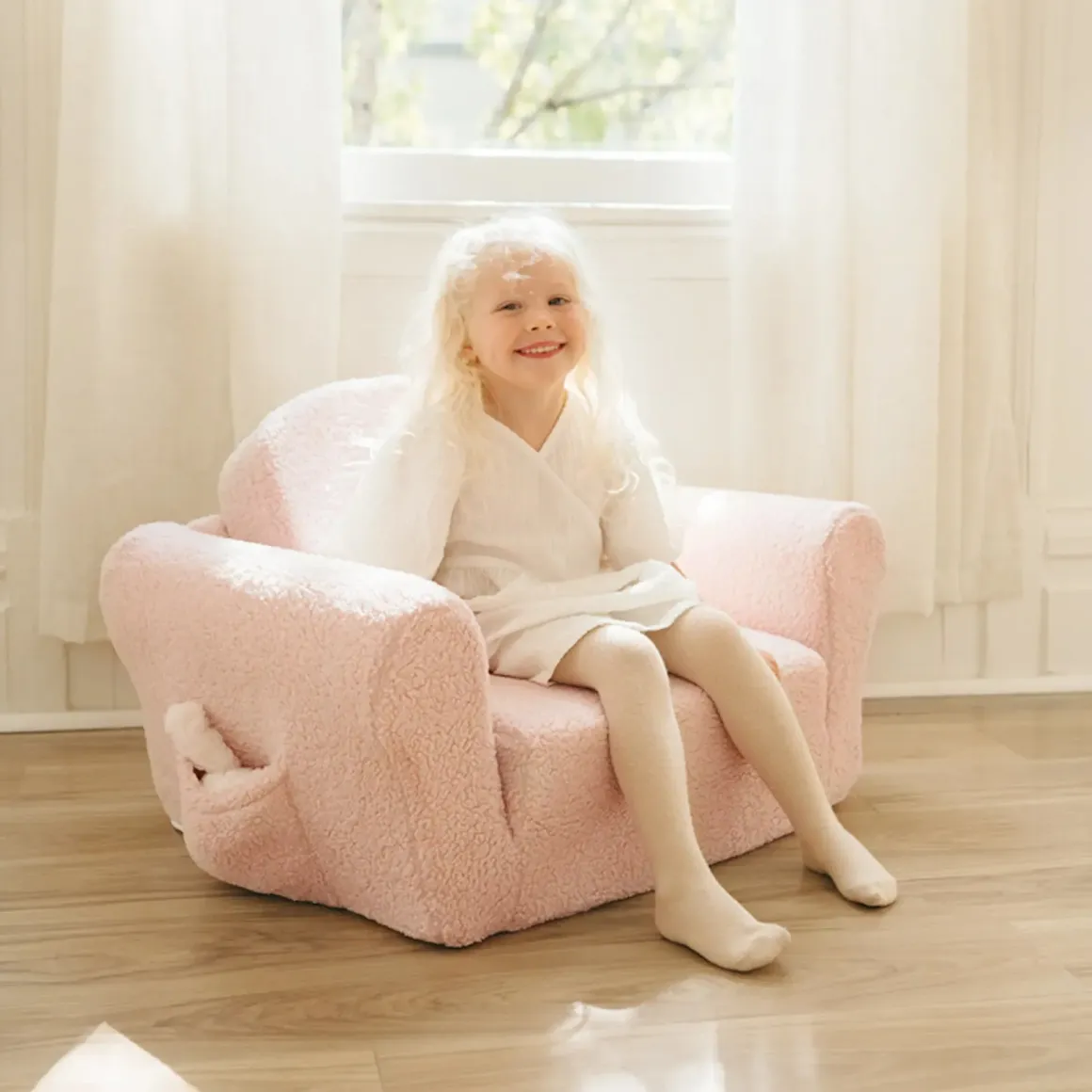 Tiny Land® Afternoon Couch —— Pink Kids Chair