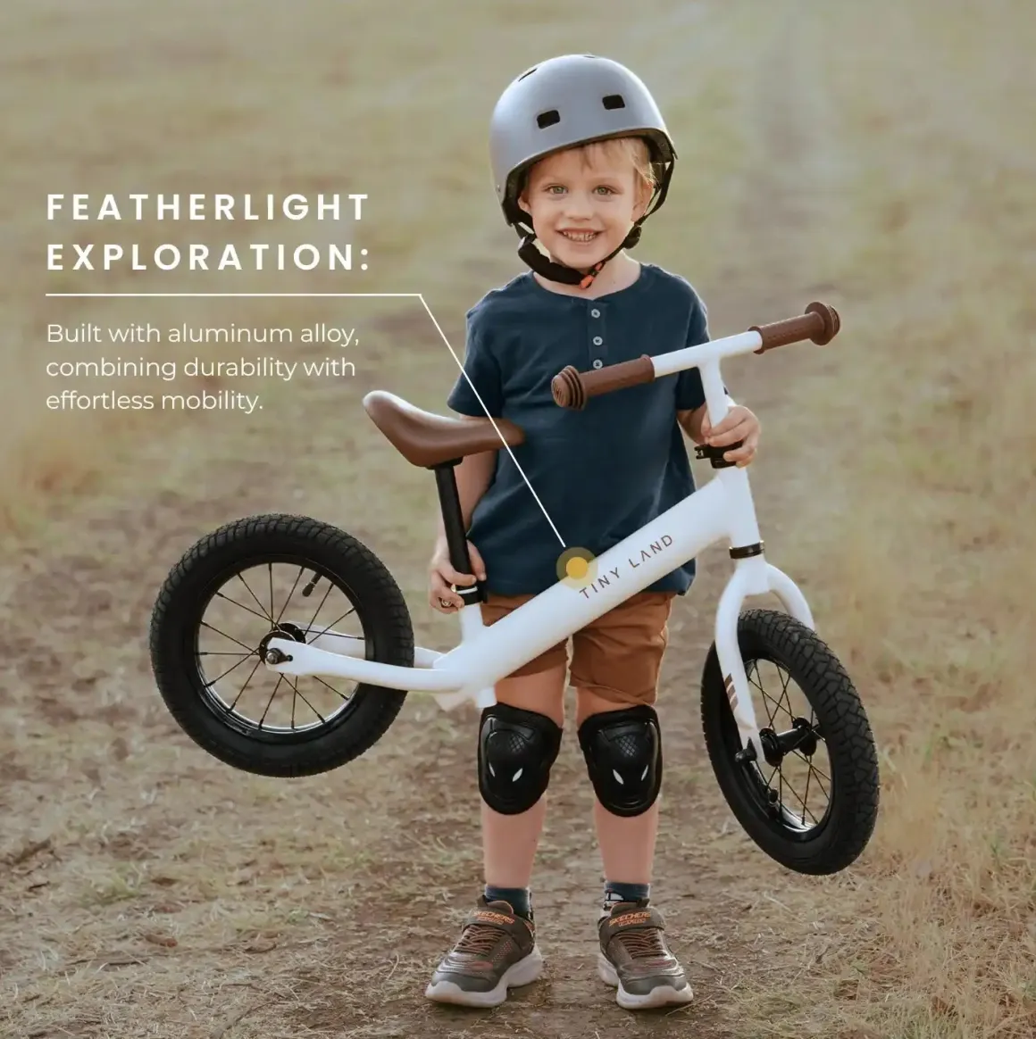 Tiny Land® Balance Bike - Milky White