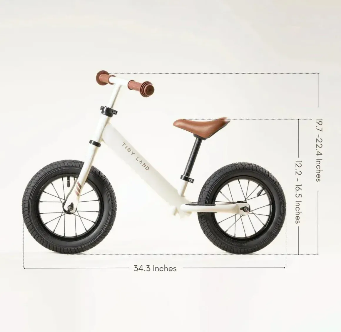 Tiny Land® Balance Bike - Milky White