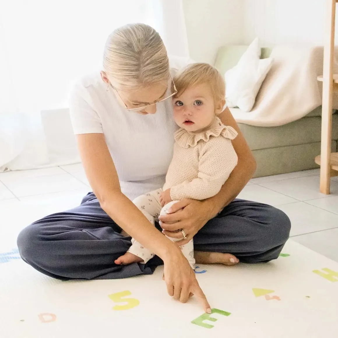 Tiny Land® Double-Sided Baby Playmat Alphabet Adventure