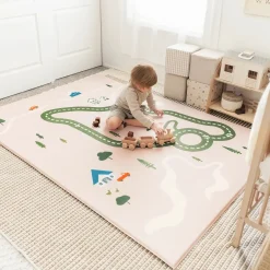 Tiny Land® Double-Sided Baby Playmat Forest Track Wonder