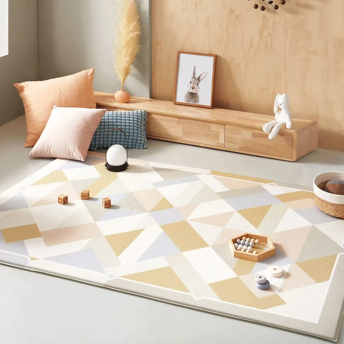 Tiny Land® Double-Sided Baby Playmat Urban Zoo Adventure