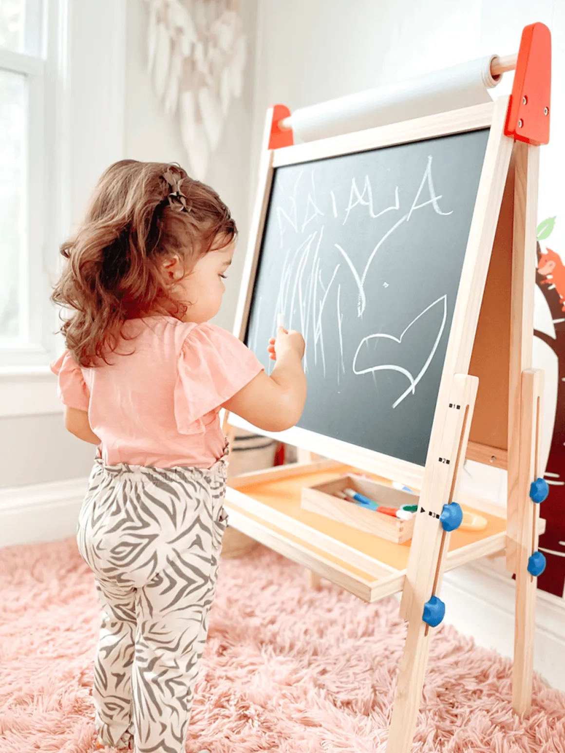 Tiny Land® 3-in-1 Art Easel & Paper Roll Set